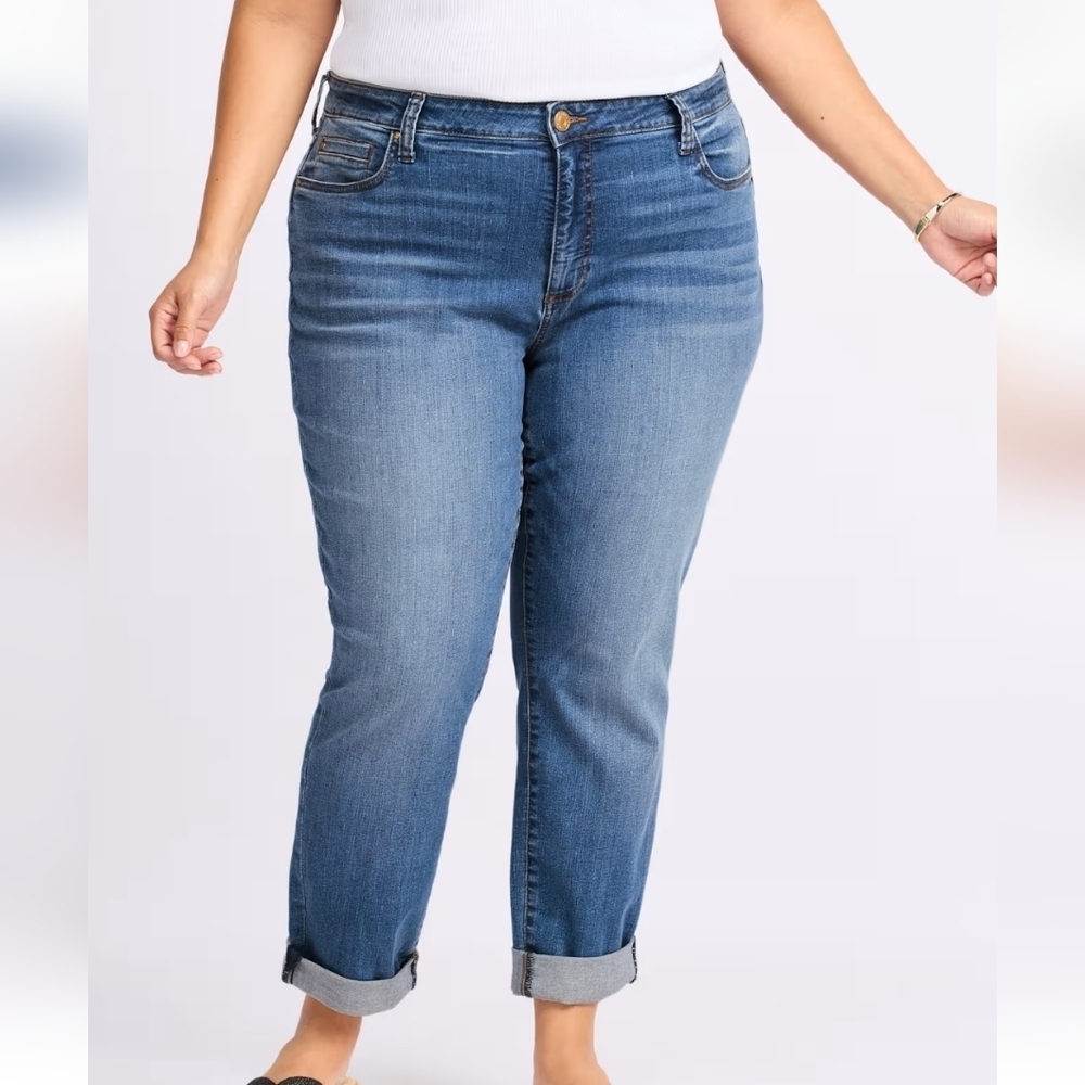 Kut From The Kloth Catherine Boyfriend Jeans Plus Size 24W